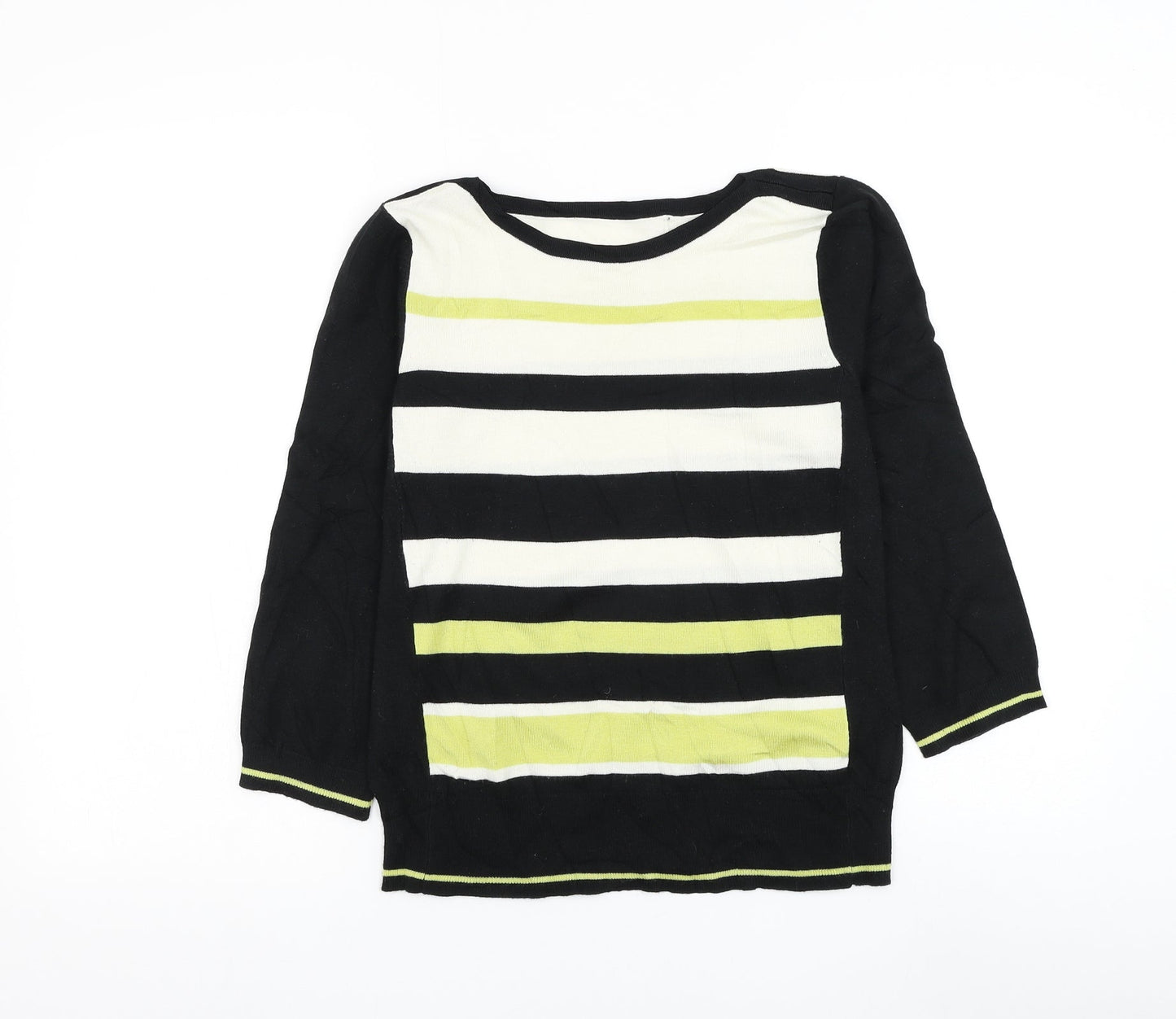 Womens UK Size 12 Debenhams Black Pullover Jumper