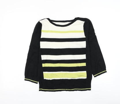 Womens UK Size 12 Debenhams Black Pullover Jumper