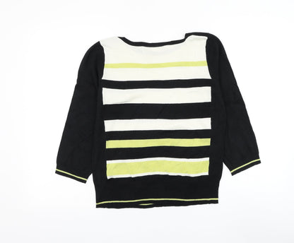Womens UK Size 12 Debenhams Black Pullover Jumper