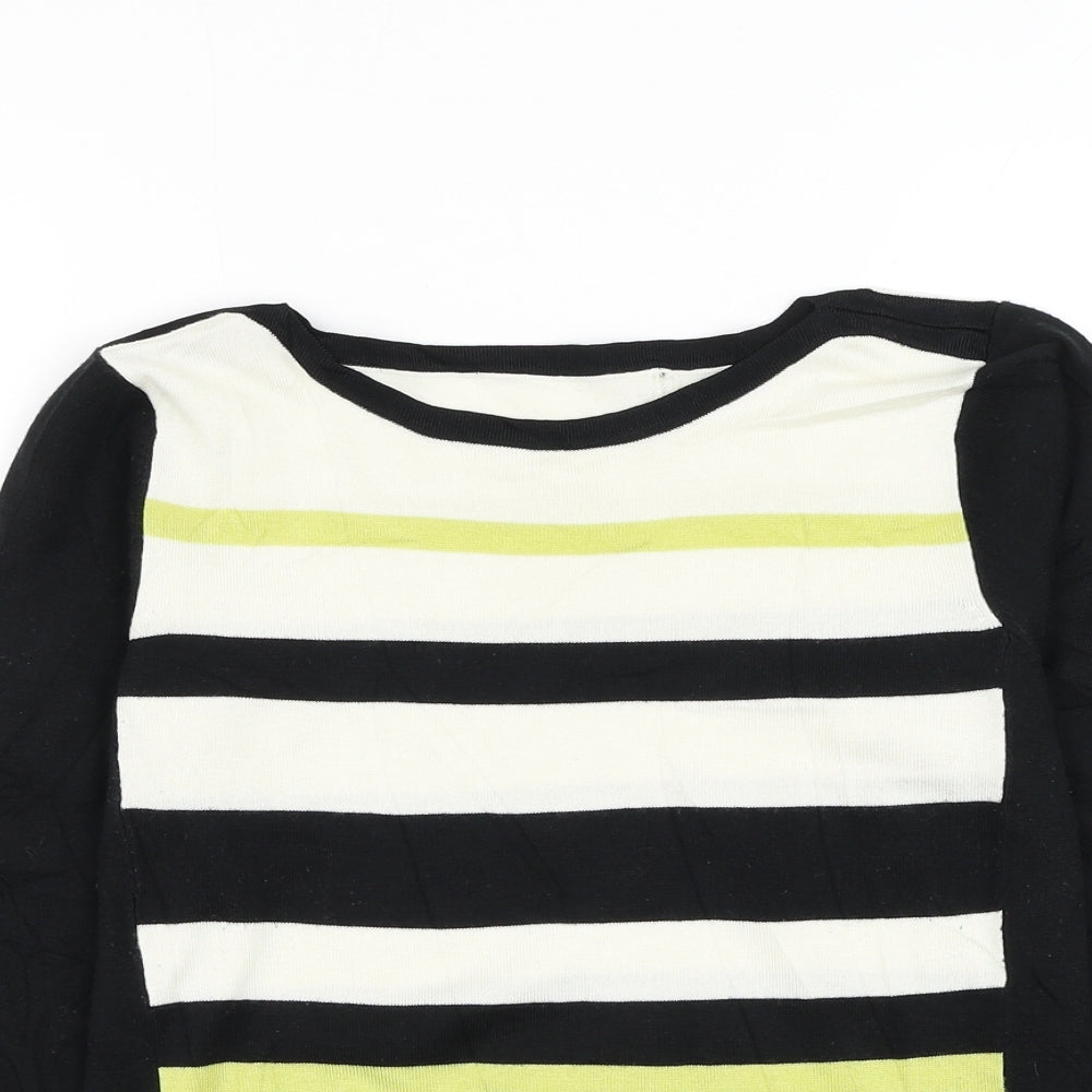 Womens UK Size 12 Debenhams Black Pullover Jumper