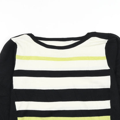 Womens UK Size 12 Debenhams Black Pullover Jumper