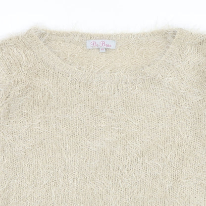Womens UK Size 12 Matalan Brown Pullover Jumper
