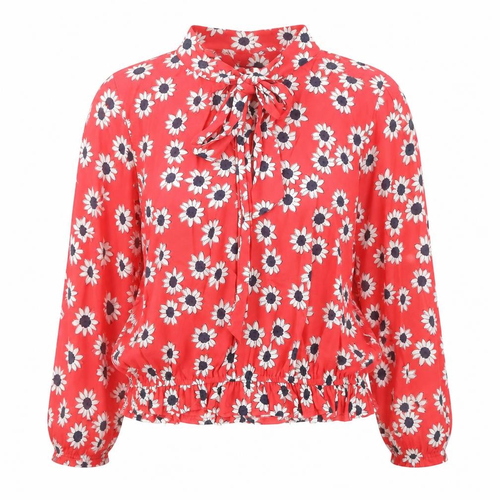 Womens UK Size 10 Marks and Spencer Red Basic Blouse