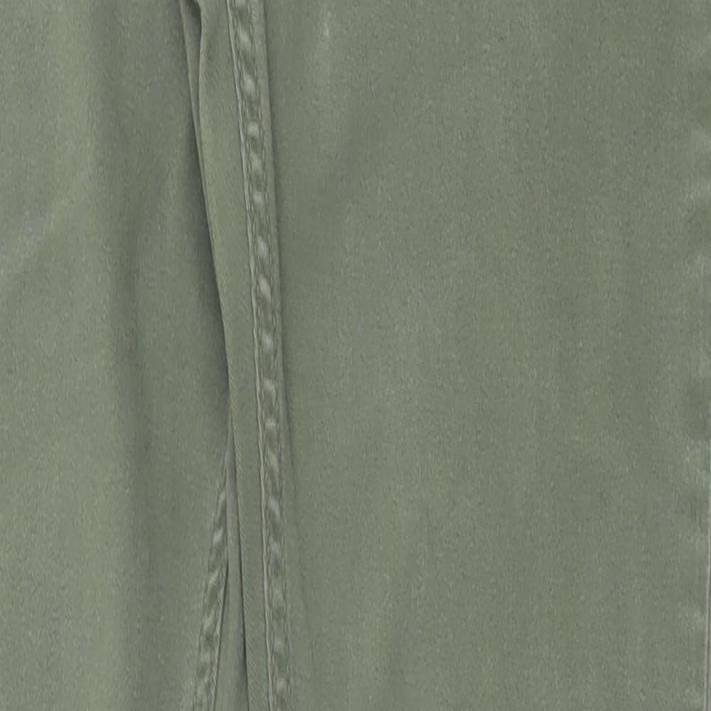 NEXT Womens Green Cotton Skinny Jeans Size 26 in L20 in Regular Button