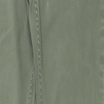 NEXT Womens Green Cotton Skinny Jeans Size 26 in L20 in Regular Button