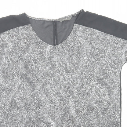 Womens UK Size 10 NEXT Grey Basic T-Shirt
