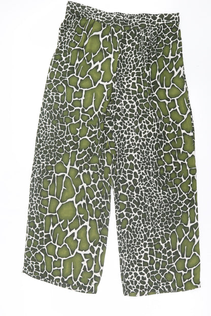 Womens UK Size 6 Papaya Regular Fit  Green Trousers