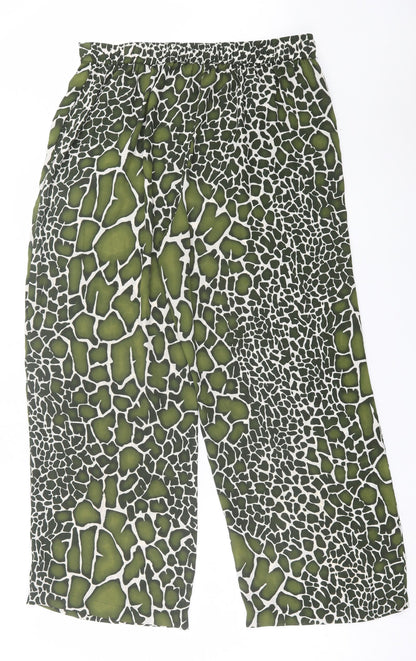 Womens UK Size 6 Papaya Regular Fit  Green Trousers