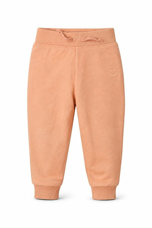 Dunnes Stores Boys Brown Cotton Jogger Trousers Size 9-12 Months Drawstring