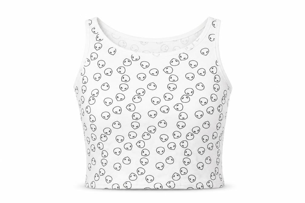 Womens UK Size S Preworn White Basic Tank