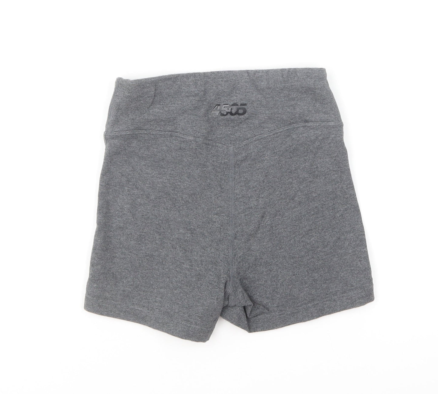 ASOS Womens Grey Cotton Compression Shorts Size 8 L5 in Regular Pull On