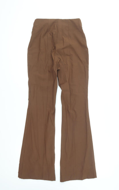 Womens UK Size 6 Monki Regular Fit  Brown Trousers
