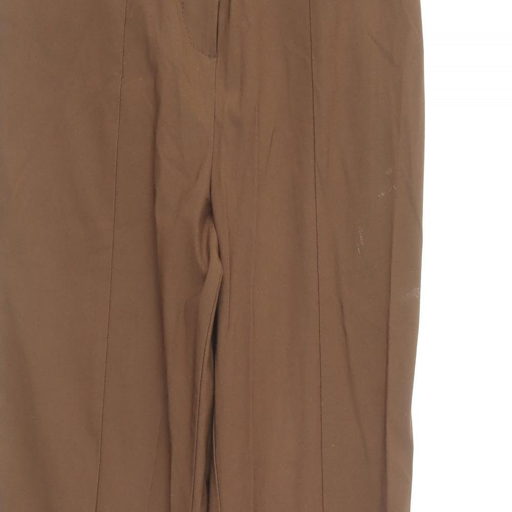 Womens UK Size 6 Monki Regular Fit  Brown Trousers