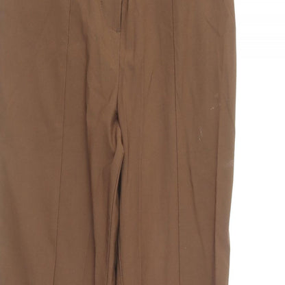 Womens UK Size 6 Monki Regular Fit  Brown Trousers