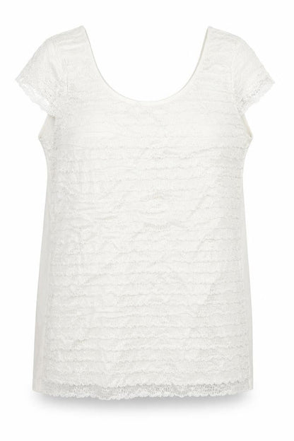 Womens UK Size 16 Moda Ivory Basic Tank