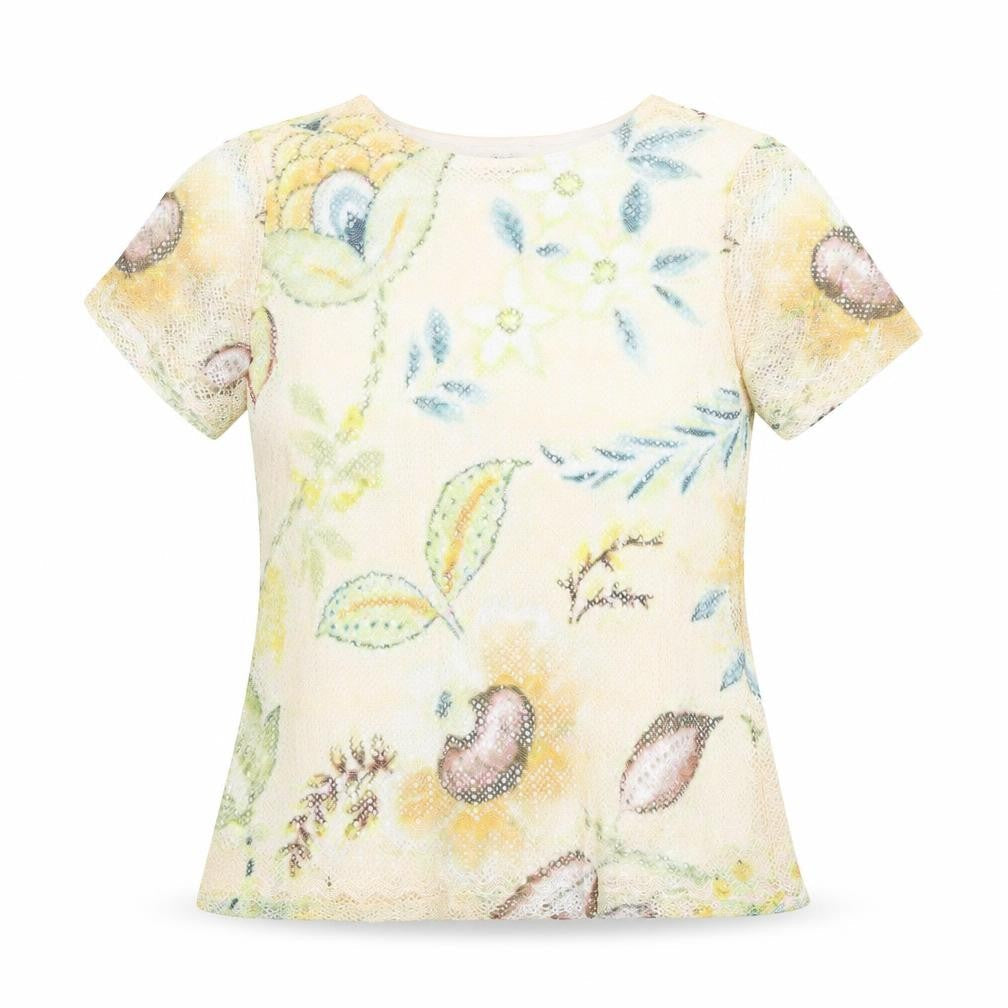 Womens UK Size M Casamia Multicoloured Basic T-Shirt