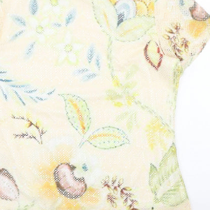 Womens UK Size M Casamia Multicoloured Basic T-Shirt