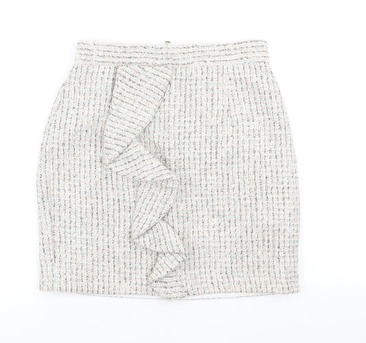 Womens UK Size 8 Topshop Mini Tweed Skirt