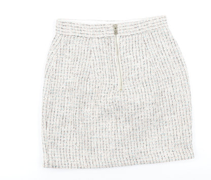 Womens UK Size 8 Topshop Mini Tweed Skirt