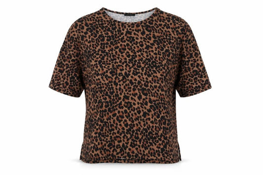 Womens UK Size L New Look Brown Basic Blouse
