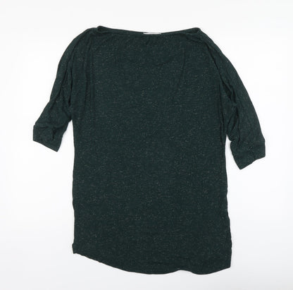 Womens UK Size 10 NEXT Green Basic Blouse