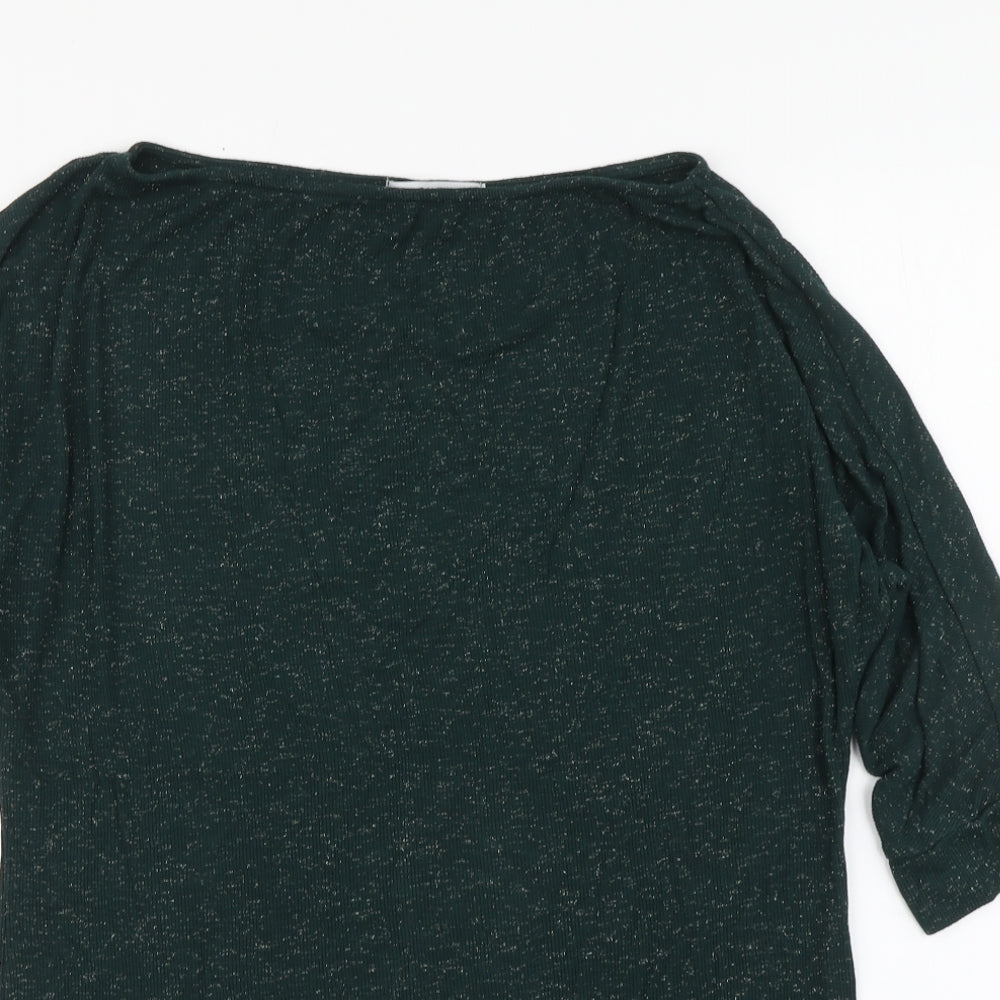 Womens UK Size 10 NEXT Green Basic Blouse