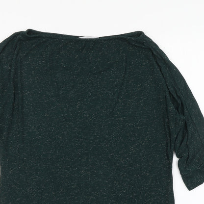 Womens UK Size 10 NEXT Green Basic Blouse