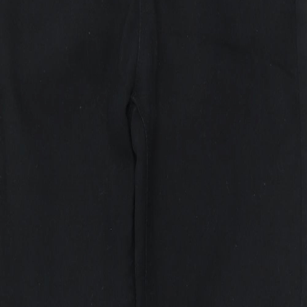 Dunnes Stores Womens Black Cotton Skinny Jeans Size 8 L26 in Regular Button