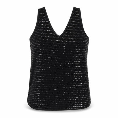 Womens UK Size S Wallis Black Basic Tank