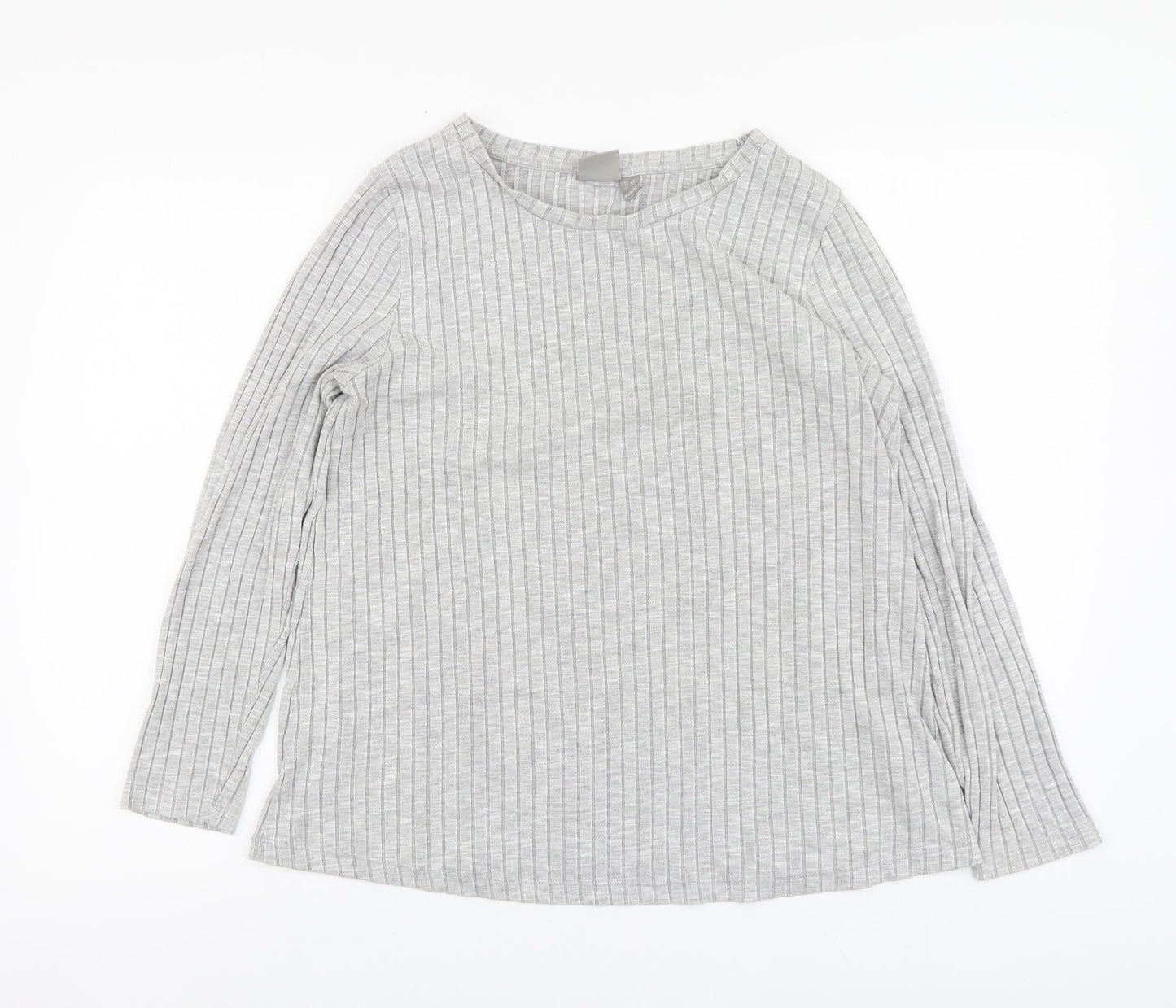 Womens UK Size 12 ASOS Grey Basic Blouse