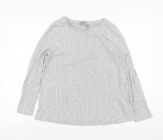 Womens UK Size 12 ASOS Grey Basic Blouse