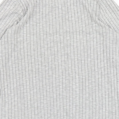 Womens UK Size 12 ASOS Grey Basic Blouse