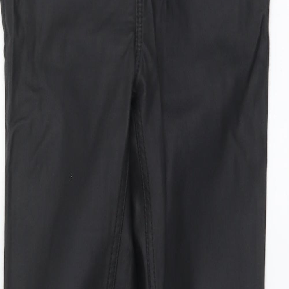 New Look Womens Black Viscose Harem Trousers Size 8 L26 in Regular Button