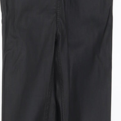 New Look Womens Black Viscose Harem Trousers Size 8 L26 in Regular Button