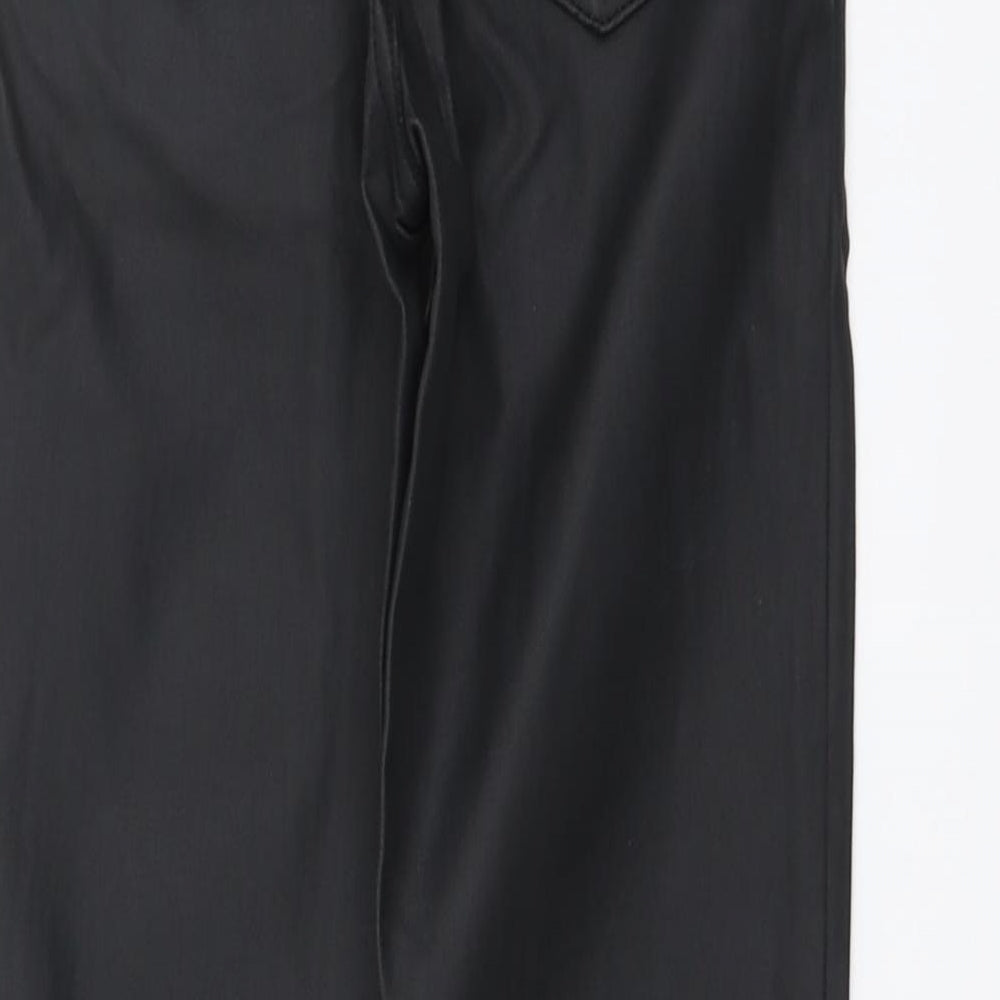 New Look Womens Black Viscose Harem Trousers Size 8 L26 in Regular Button