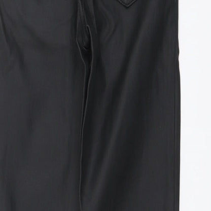 New Look Womens Black Viscose Harem Trousers Size 8 L26 in Regular Button