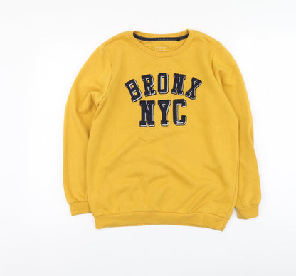 Primark Girls Yellow Cotton Pullover Hoodie Size 11-12 Years Pullover - Bronx NYC
