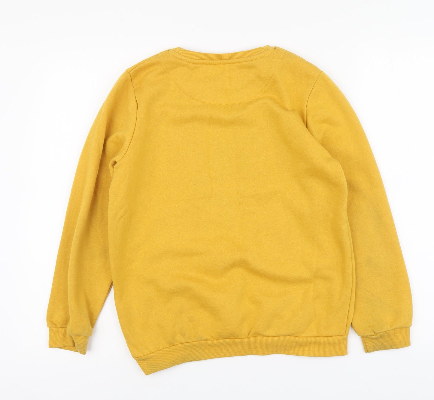 Primark Girls Yellow Cotton Pullover Hoodie Size 11-12 Years Pullover - Bronx NYC