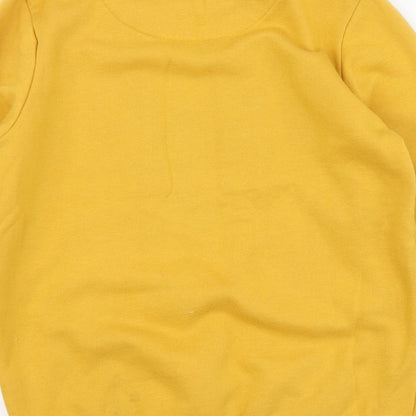 Primark Girls Yellow Cotton Pullover Hoodie Size 11-12 Years Pullover - Bronx NYC