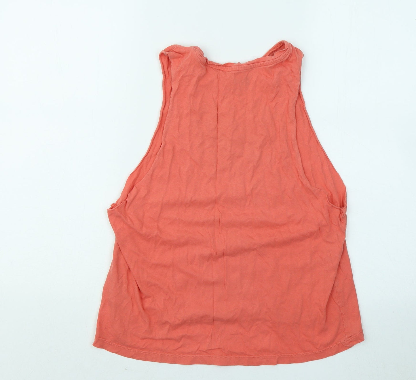 Womens UK Size S Reebok Orange Basic Tank