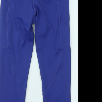 Barbell VooDoo Womens Purple Elastane Cropped Leggings Size S L17 in Regular