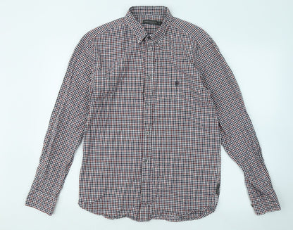 Mens UK Size M French Connection Multicoloured  Button-Up Long Sleeve Casual Shi