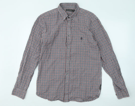 Mens UK Size M French Connection Multicoloured  Button-Up Long Sleeve Casual Shi