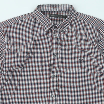 Mens UK Size M French Connection Multicoloured  Button-Up Long Sleeve Casual Shi