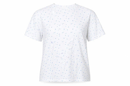 Womens UK Size M Dunnes Stores White Basic T-Shirt