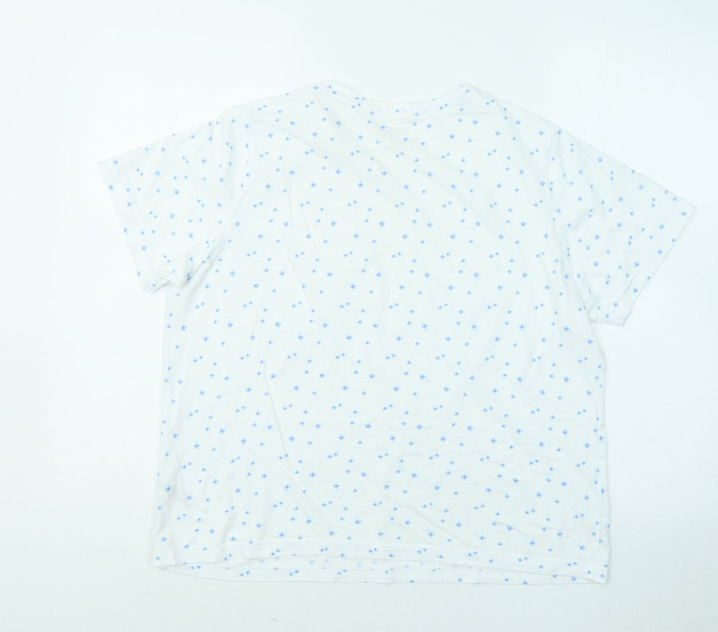 Womens UK Size M Dunnes Stores White Basic T-Shirt