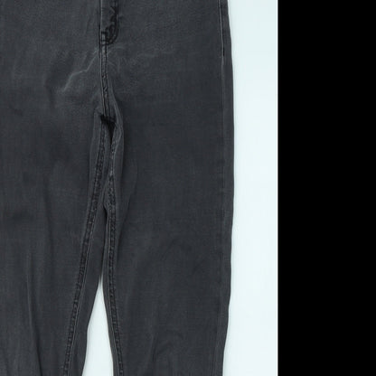 ASOS Mens Grey Cotton Skinny Jeans Size 30 in L32 in Regular Zip