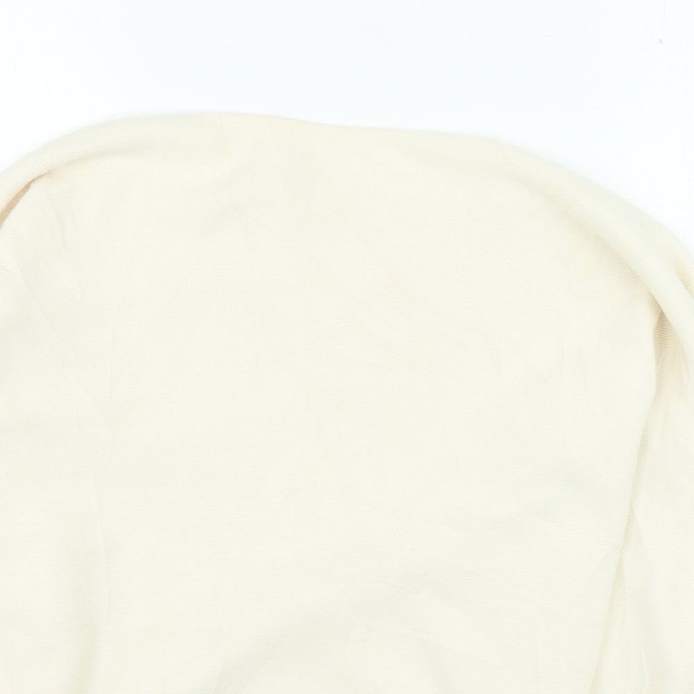 Womens UK Size S Preworn Beige Pullover Jumper