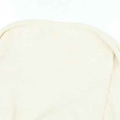Womens UK Size S Preworn Beige Pullover Jumper