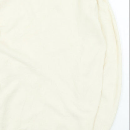 Womens UK Size S Preworn Beige Pullover Jumper